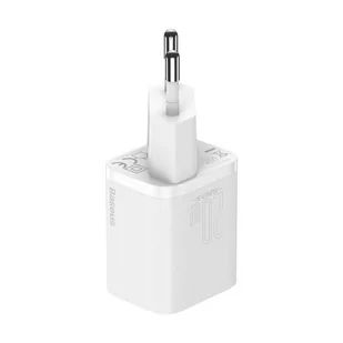 Baseus Super Si 1C szybka ładowarka USB Typ C 20W Power Delivery + kabel USB Typ C - Lightning 1m biały (TZCCSUP-B02) - Kable USB - miniaturka - grafika 2