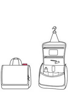 Kosmetyczka Reisenthel Toiletbag - baroque marble - Kosmetyczki, organizery i kuferki - miniaturka - grafika 4