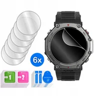 Akcesoria do smartwatchy - FOLIA do Amazfit T-Rex 3 HYDROŻELOWA OCHRONNA na ekran 3D 6 sztuk - miniaturka - grafika 1