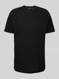 T-shirt z nadrukiem z logo - Koszulki męskie - miniaturka - grafika 1