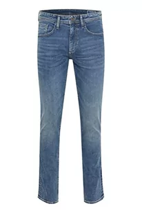 Blend BHJet fit NOOS fit - NOOS męskie spodnie jeansowe Denim Slim Fit, Denim Middle Blue (200291), 31W / 32L - Spodenki męskie - miniaturka - grafika 1
