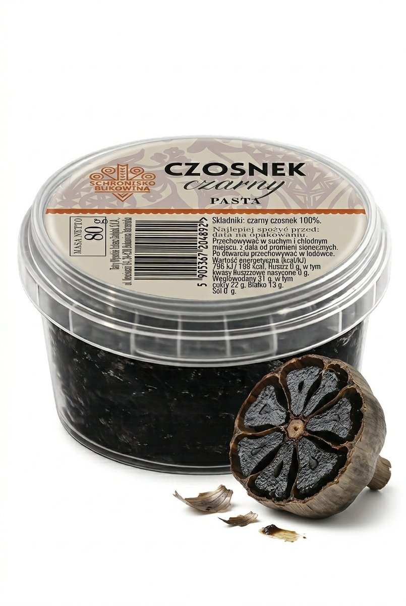Pasta z czarnego czosnku 80 g 100% - Schronisko Bukowina