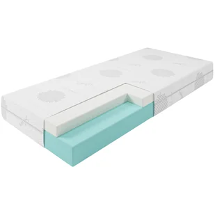 Materac ALTO piankowy GUENO Rozmiar - 120x200, Twardość materacy - H2 - średni, Pokrowiec Gueno - Silver Plus - Materace - miniaturka - grafika 1
