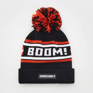 Czapki dla dzieci - Reserved - Czapka beanie z pomponem - Czarny - grafika 1