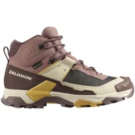 Buty trekkingowe damskie - Buty damskie Salomon X Ultra 5 Mid Gore-Tex Rozmiar butów (UE): 42 / Kolor: brązowy - miniaturka - grafika 1