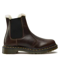 Botki damskie - Botki Dr. Martens 2976 Leonore 32016777 Brązowy - miniaturka - grafika 1