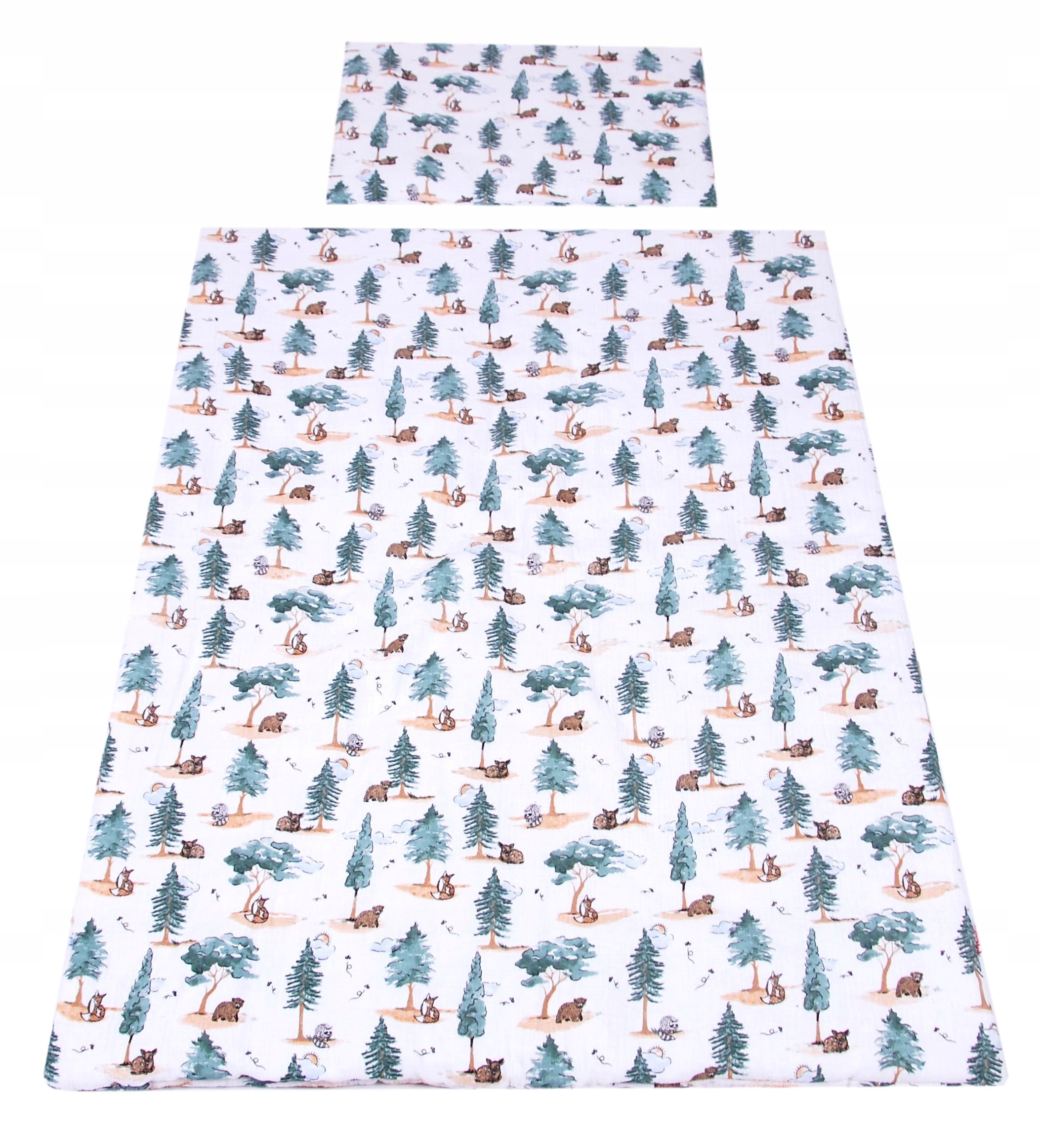 BabyLux Pościel Z Wypełnieniem Do Łóżeczka 120x60 Dziecięca Muślin 120X90cm