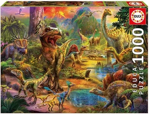 Educa Puzzle 1000 elementów Dinozaury - Puzzle - miniaturka - grafika 4