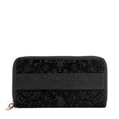 Portfele - Duży Portfel Damski U.S. Polo Assn. WIUXT8463WZC Czarny - miniaturka - grafika 1