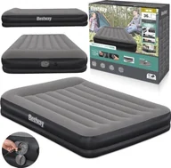 Zabawki i gry sportowe - Bestway dmuchany Materac Tritech z wbudowaną pompką USB 152x203cm 671BU - miniaturka - grafika 1