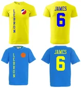 Koszulki sportowe męskie - BASKETBALL Koszulka LEBRON JAMES 6 junior - miniaturka - grafika 1