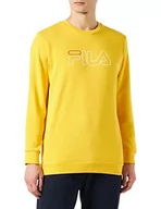 Bluzy męskie - FILA Męska bluza SPOLETO, Lemon Chrome, L, Lemon Chrome, L - miniaturka - grafika 1