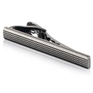 Spinki do mankietów i krawatów - Spinka do krawata w kolorze ołowiu SLK-73187 - miniaturka - grafika 1