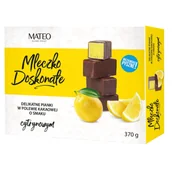 Słodkie kremy i masła - Mateo Pianka Cytrynowa Mleczko Doskonałe Nuta Kakao Słodka Chwila 370G - miniaturka - grafika 1
