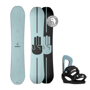Deski snowboardowe - Snowboard Bataleon Chaser 155 cm + wiązania - miniaturka - grafika 1