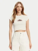 Koszulki i topy damskie - Billabong Top EBJZT00436 Biały Regular Fit - miniaturka - grafika 1