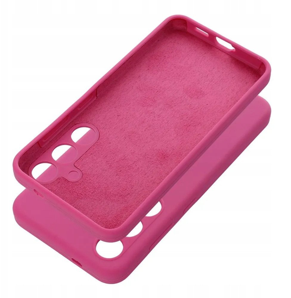 Futerał SILICONE 2mm do SAMSUNG S25 Edge róż