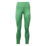 Legginsy - Damskie Legginsy REEBOK RIE POLY TIGHT HT6271 – Zielony - miniaturka - grafika 1