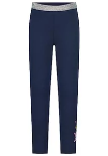 SALT AND PEPPER Dziewczęce legginsy z nadrukiem gwiazd, Granatowy (True Navy), 104 cm - Legginsy - miniaturka - grafika 1