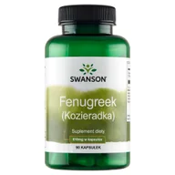 Suplementy naturalne - Swanson - Nasiona Kozieradki, 610mg, 90 kapsułek - miniaturka - grafika 1