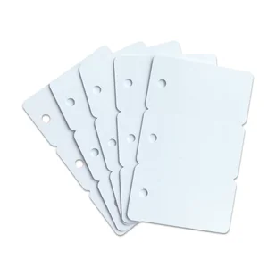 Karty PVC Zebra Premier Cards typu karta-klucz potrójne białe 500szt (104523-020) - Taśmy do drukarek barwiące - miniaturka - grafika 1