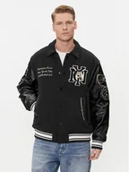 Kurtki męskie - Champion Kurtka bomber 219993 Czarny Regular Fit - miniaturka - grafika 1