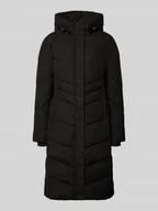 Płaszcze damskie - Płaszcz pikowany z kapturem - miniaturka - grafika 1