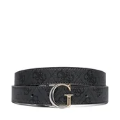 Paski - Pasek Damski Guess BW9325 P6115 Czarny - miniaturka - grafika 1