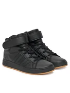 Buty dla chłopców - adidas Sneakersy Grand Court Mid K JR0804 Czarny - miniaturka - grafika 1