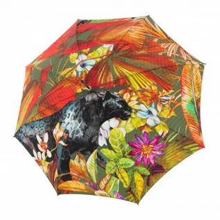 Parasole - Elegance Boheme Animale - luksusowy parasol damski z nadrukiem - grafika 1