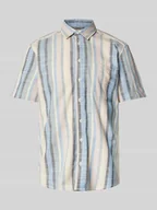 Koszule męskie - Koszula casualowa o kroju slim fit z kieszenią na piersi model ‘ARV’ - miniaturka - grafika 1