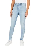 Spodenki damskie - Pepe Jeans Dżinsy - Slim fit - w kolorze błękitnym - miniaturka - grafika 1