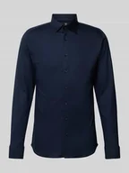 Koszule męskie - Koszula biznesowa o kroju slim fit z kołnierzykiem typu kent - miniaturka - grafika 1