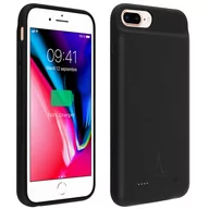 Etui i futerały do telefonów - Etui z baterią 4000 mAh do iPhone'a 6 Plus/6S Plus/7 Plus/8 Plus - Akashi, czarne - miniaturka - grafika 1
