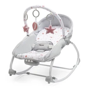 Baby Mix Leżaczek multifunkcyjny z wibracjami Gwiazki - Leżaczki i huśtawki - miniaturka - grafika 1