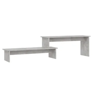 vidaXL Szafka pod TV, szarość betonu, 180x30x43 cm, płyta wiórowa - Szafki RTV - miniaturka - grafika 1
