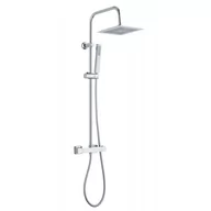 Zestawy prysznicowe - Invena baterie Deszczownica Svart z baterią termostatyczną chrom AU-85-001 AU-85-001 - miniaturka - grafika 1