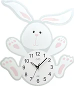 Zegary - JVD Zegar ścienny JVD HJ110 dziecięcy zając 40x45 cm . - miniaturka - grafika 1