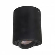 Lampy sufitowe - Italux Spot LAMPA sufitowa LUCIA IT8004R1-BK metalowa OPRAWA minimalistyczna tuba downlight czarna IT8004R1-BK - miniaturka - grafika 1