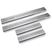 Nakładki progowe - Nakładki progowe do Volkswagen Touran II 5T od 2016 5-drzwiowy - Asymetryczne,Satyna - miniaturka - grafika 1