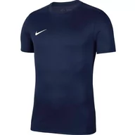 Odzież sportowa dziecięca - Koszulka dla dzieci Nike Dry Park VII JSY SS granatowa BV6741 410 - miniaturka - grafika 1