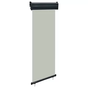shumee Markiza boczna na balkon 60 x 250 cm szara - Parasole ogrodowe - miniaturka - grafika 1