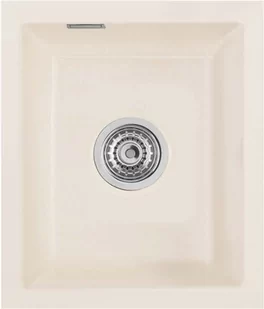 Zlewozmywak ceramiczny SYSTEMCERAM Mera 32 U Jasmin Korek automatyczny 5361 02 - Zlewozmywaki - miniaturka - grafika 1