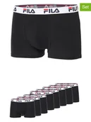 Majtki męskie - Fila Bokserki (8 par) w kolorze czarnym - miniaturka - grafika 1