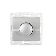 Wyłączniki światła i elektryczne - Kanlux Ściemniacz obrotowy 500W - z filtrem LOGI 02-1160-143 sr 25201 - miniaturka - grafika 1