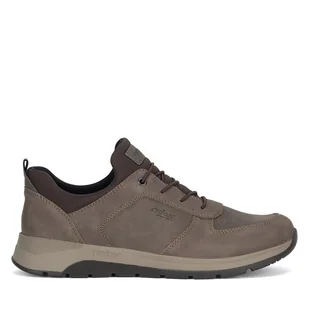 Sneakersy Rieker 39653-25 Beżowy - Sneakersy męskie - miniaturka - grafika 1