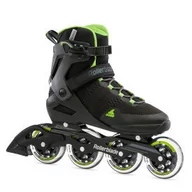 Rolki - Rollerblade, Rolki fitnessowe Spark 90, Czarno-zielony, rozm. 46 - miniaturka - grafika 1