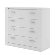 Komody - Komoda z szufladami, Arti, 100x42x90 cm, biel, mat - miniaturka - grafika 1