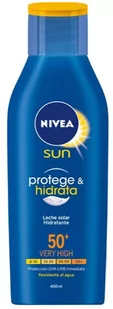 Przeciwsłoneczny balsam nawilżający Nivea Sun Moisturising Sun Lotion SPF50+ 400 ml (4005900283191) - Balsamy i kremy do opalania - miniaturka - grafika 1