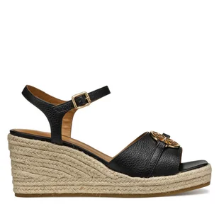 Espadryle Geox D Panarea D55UYB 00046 C9999 Czarny - Espadryle damskie - miniaturka - grafika 1
